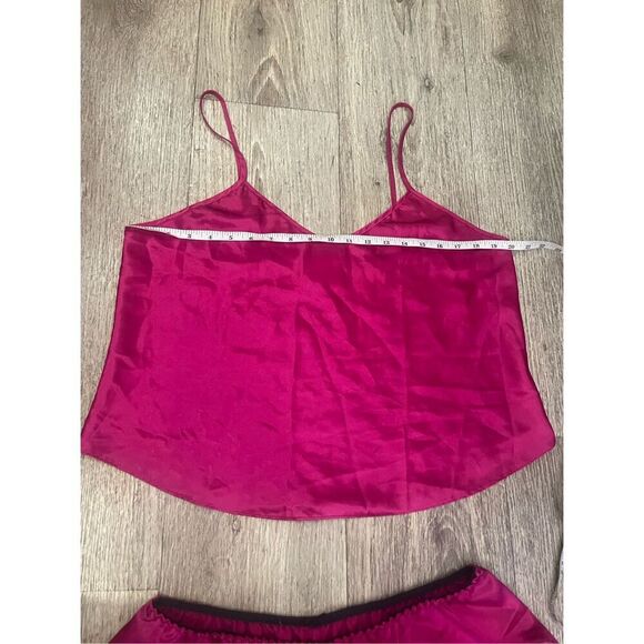 Katherine Bishop Hot Pink Large Vintage Tank and Shorts Pajama Set - Picture 4 of 7